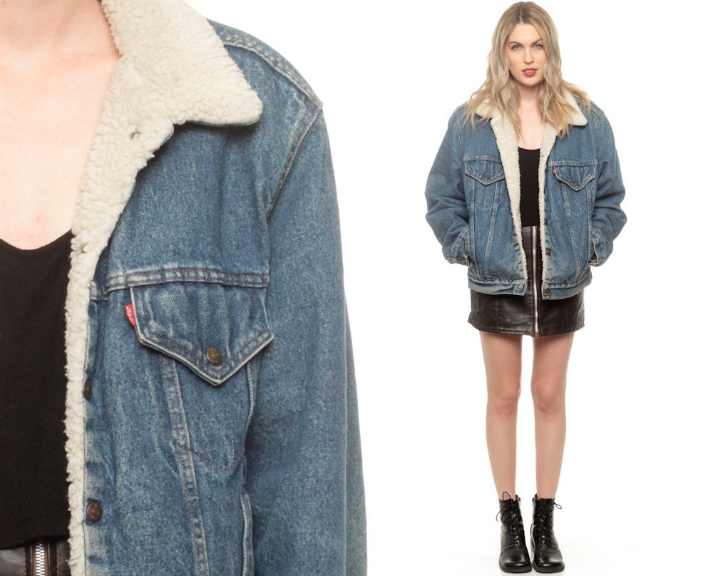 Shearling denim jacket women Women, Apparel, Coats & Jackets, Fur, Faux Fur & Shearling at manakamanamobilecenter.tk, offering the modern energy, style and personalized service of Saks Off 5th stores, in an .