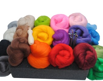 Heidifeathers Needle Felting Kit - with Handle