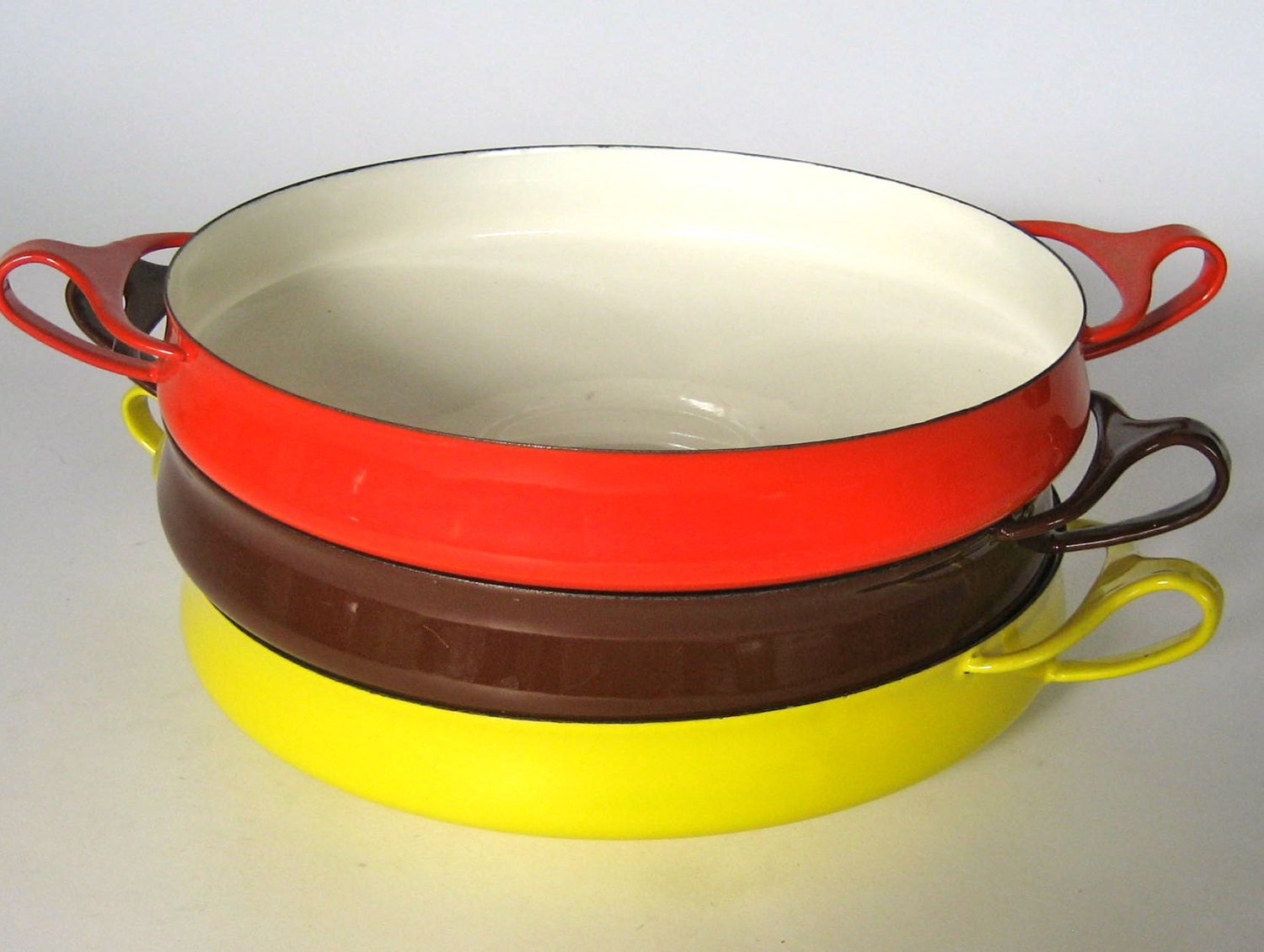 Dansk Red Kobenstyle Paella Pan Small by ILiveModern on Etsy