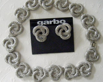 Vintage Garbo Necklace & Earrings