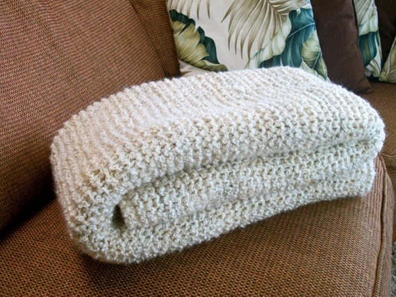 Hand Knitted Wedding Blanket super soft by ...