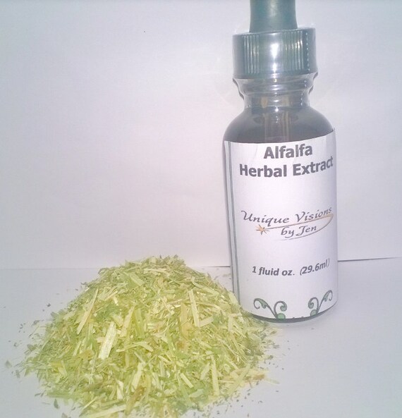 Alfalfa Extract 1 oz herbal extract herbal by uniquevisionsbyjen