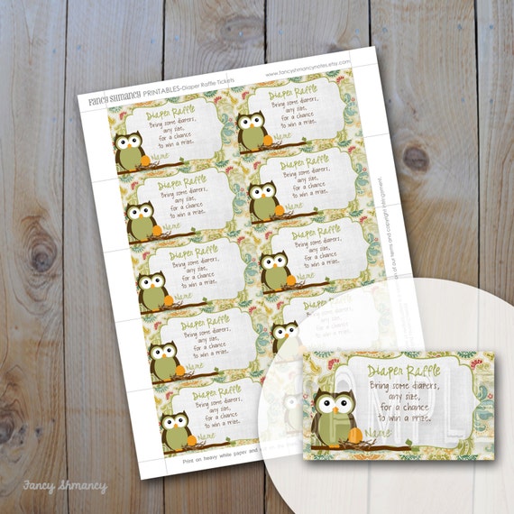 items similar to diaper raffle instant download printable raffle