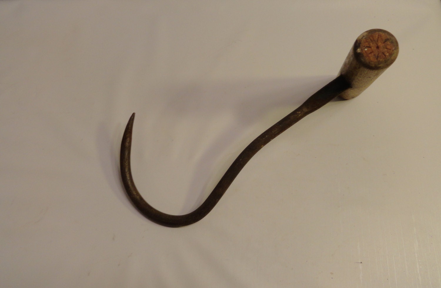 Hay Hook with Wooden Top Handle 9 inches long Box Baling