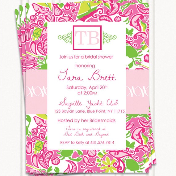 Lilly Pulitzer Invitations 1