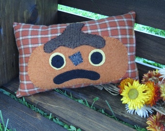 Primitive Pumpkin Pillow