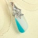 Secret Garden Turquoise Santa Cruz GENUINE Sea Glass Necklace