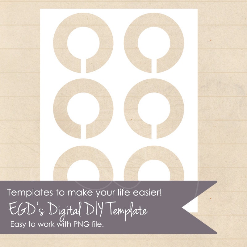 Closet Divider Template Instant Download Organization DIY