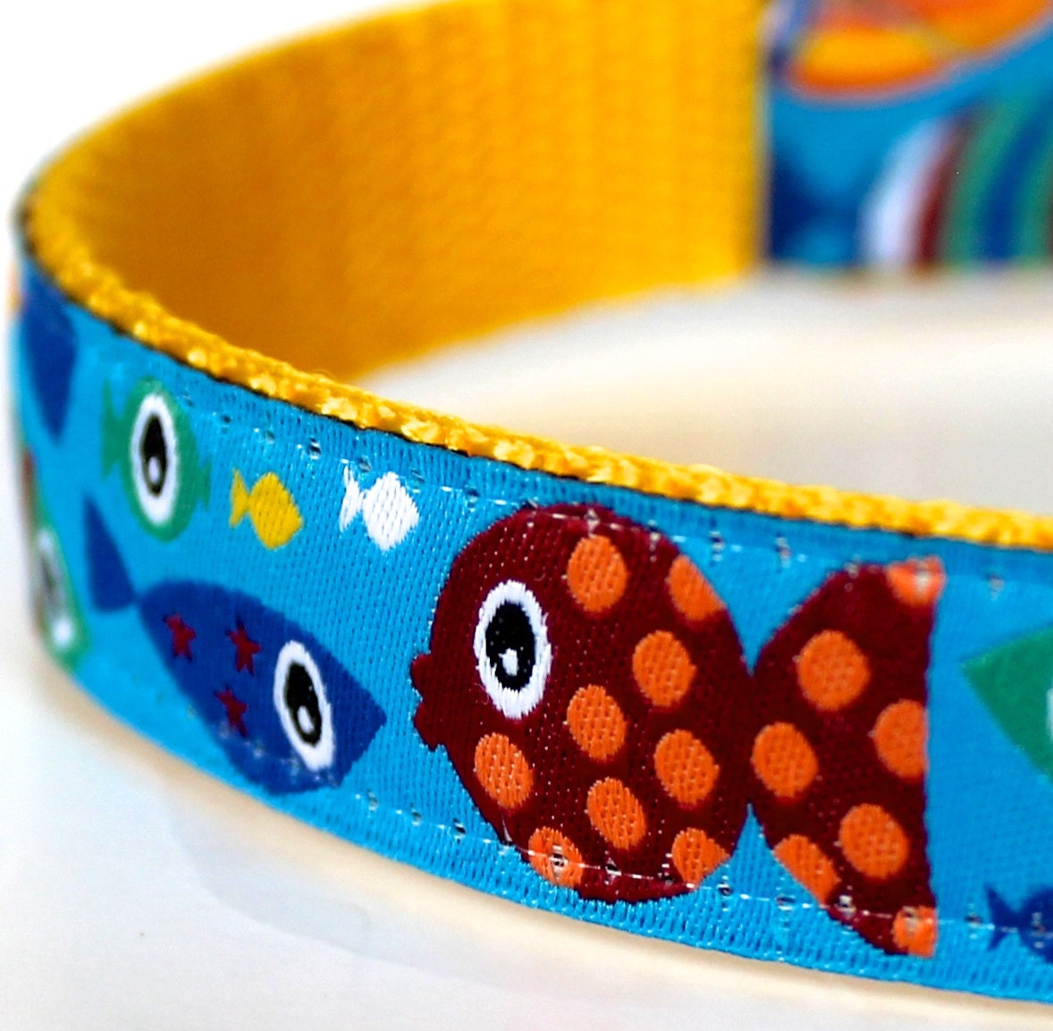 Bright Fish Dog Collar Adjustable Dog Collar European