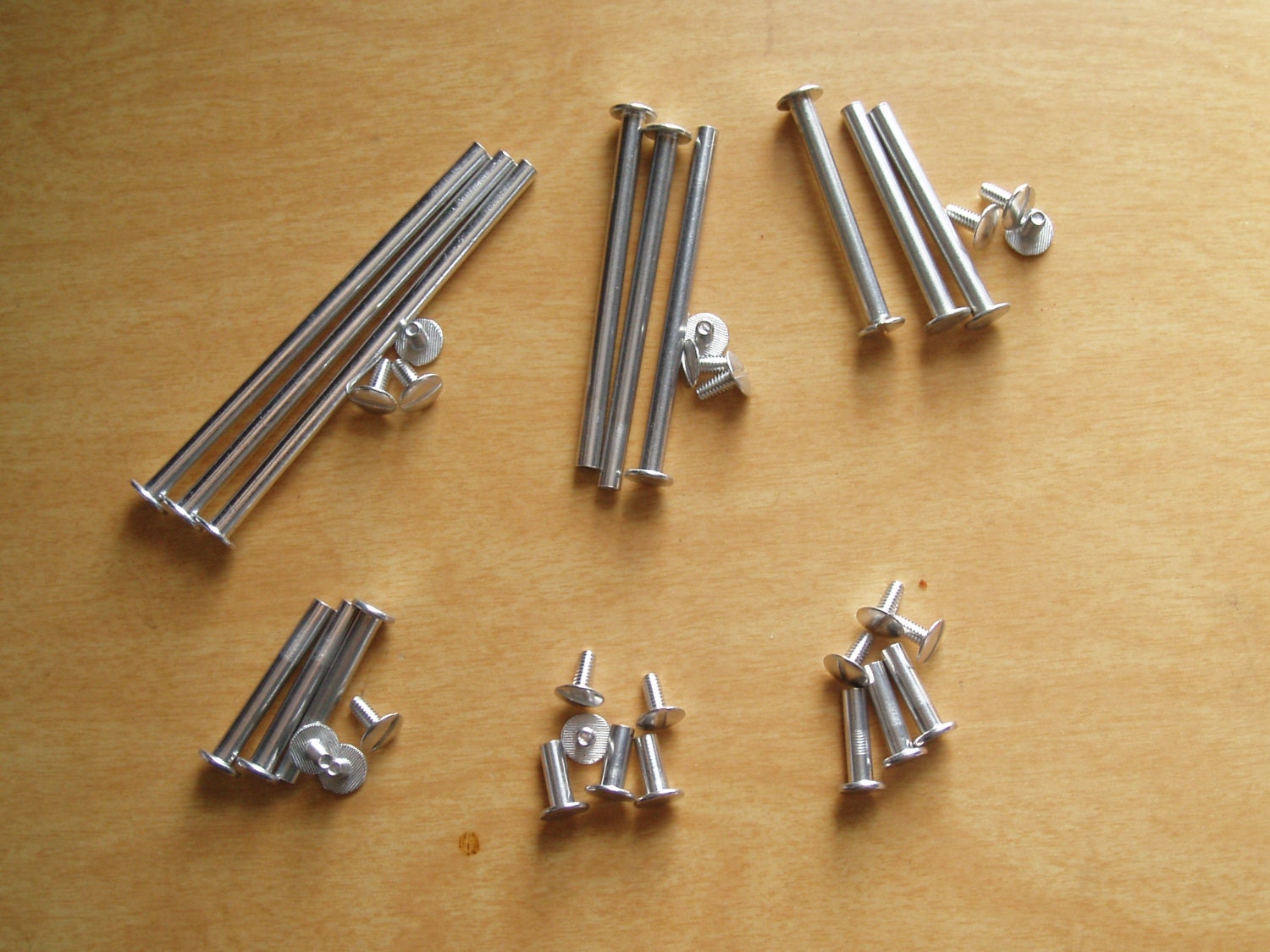 3 Book Binding Screw posts