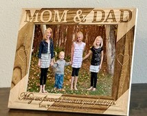 Popular items for mom and dad frame on Etsy