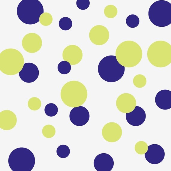 Polka Dot Wall Decals 32 Dots sizes 3 4 6 inches in 2