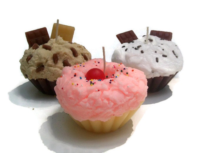 Cupcake Candle Dessert Candle Cupcake Shaped Scented Candle