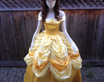 Belle Beauty and the Beast Adult Costume Gown Version Q Cosplay