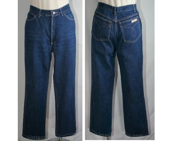 Vintage Calvin Klein Jeans Size 6 7 1980s Straight Leg