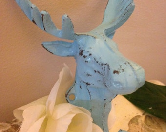 Moose Wall Hook / Wall Hook / Wall Hanger / Shabby Chic Hook