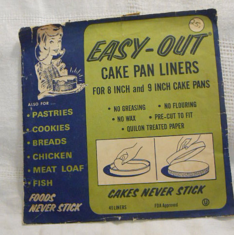 40 EASY OUT Cake PAN Liners 8 or 9 Inch Paper by AzaleaTrail