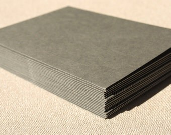 Set of 20 Dark Grey Envelopes - A2 Size / Slate Gray Envelope Set