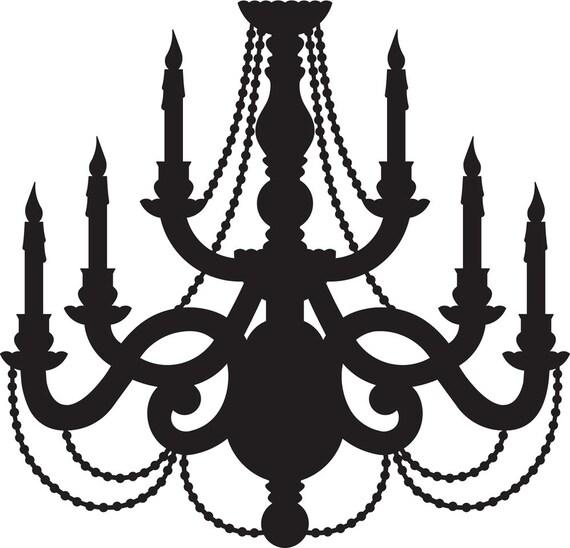 Download Chandelier SVG Digital Download Cut File Graphic Vector Image