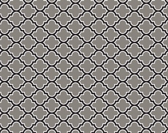 True Colors - Lodge Lattice in Gray - PWTC006 - JOEL DEWBERRY - Free Spirit Fabric - By the Yard