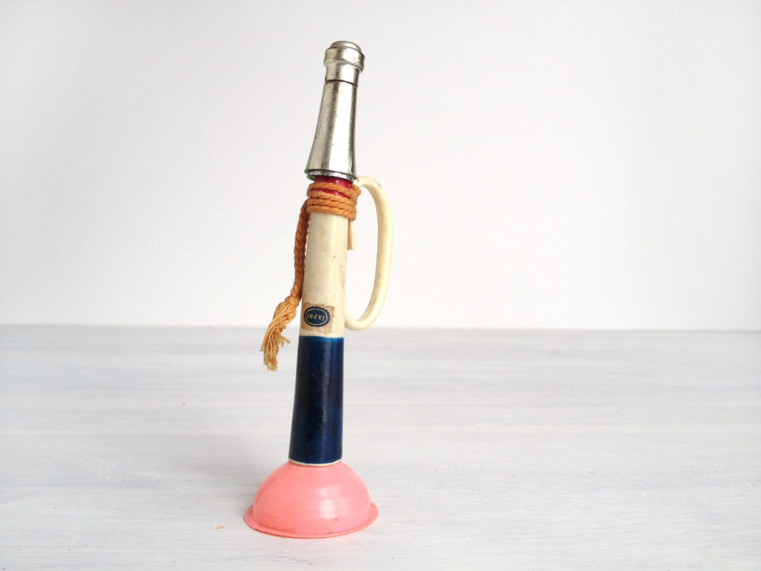 Vintage plastic noisemaker New Year's Eve party toy horn