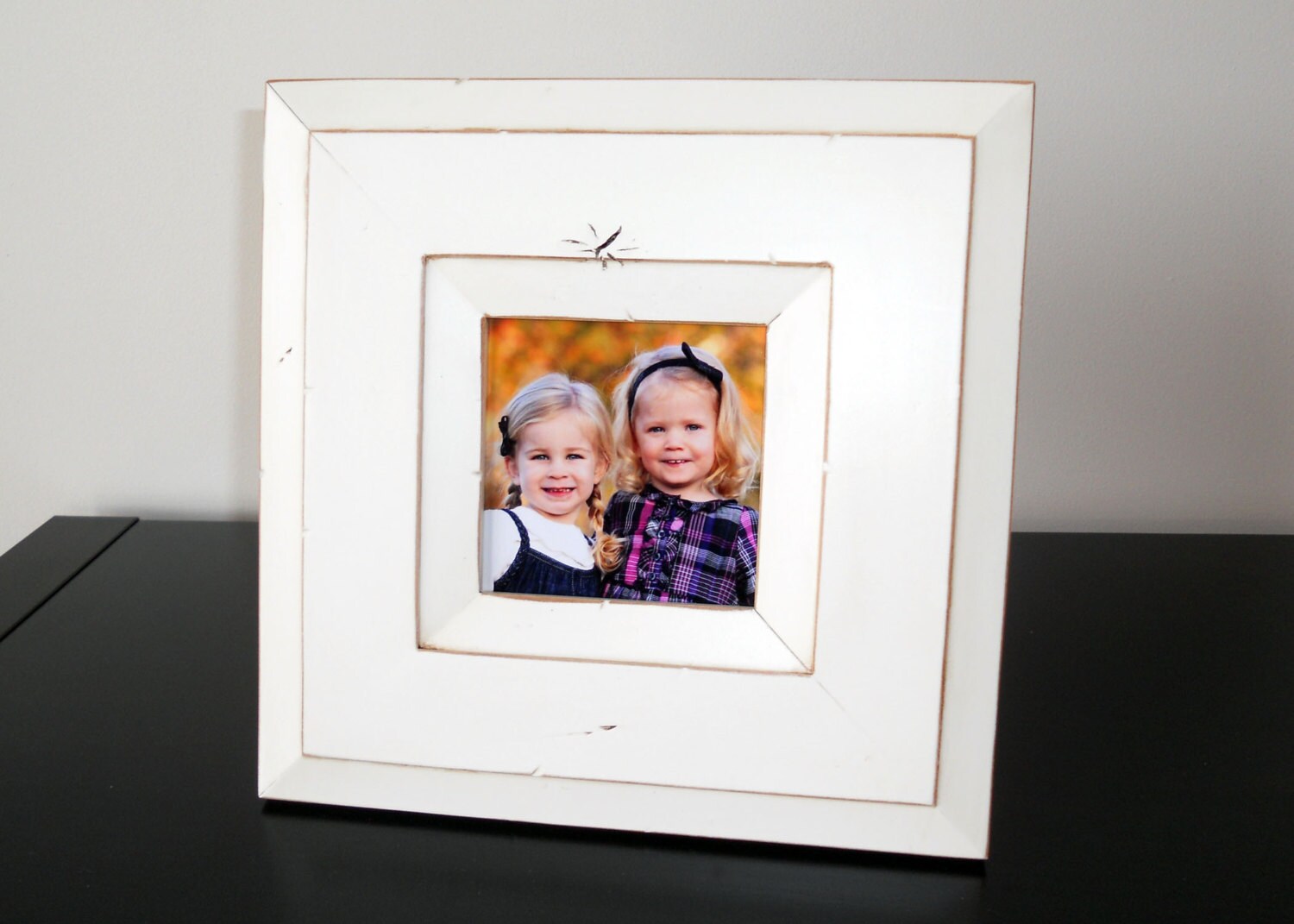 4x4 Canyon picture frame White by RusticRefined on Etsy
