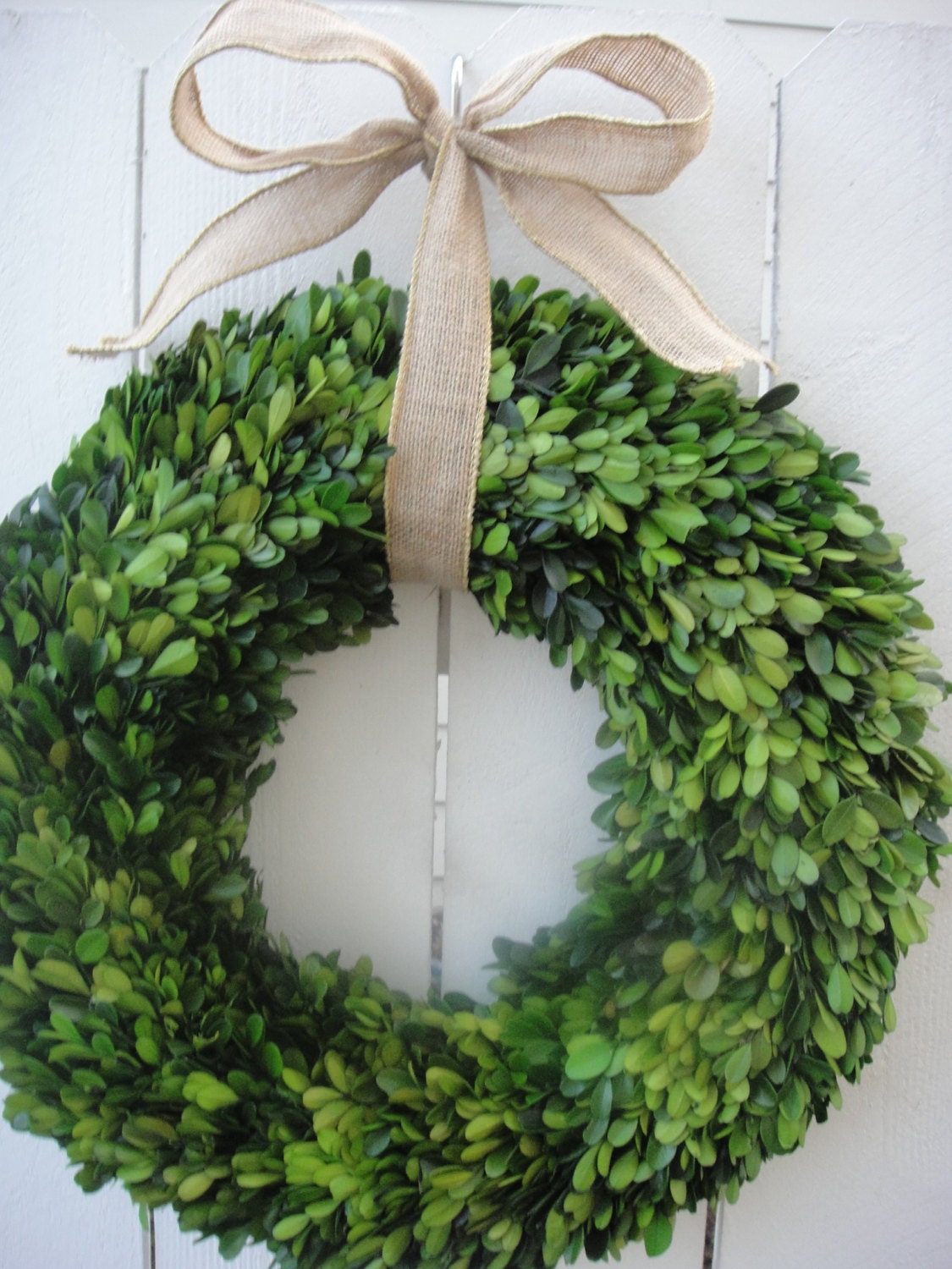 8. Enchanting Boxwood Wreaths For Decor