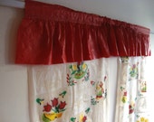 Rare Find: Late 40's Early 50's Vintage Kitsch Plastic Kitchen Curtains with a Dutch Theme Windmills Wooden Shoes Rare Find: Late 40's Early 50's Vintage Kitsch Plastic Kitchen Curtains with a Dutch Theme Windmills Wooden Shoes