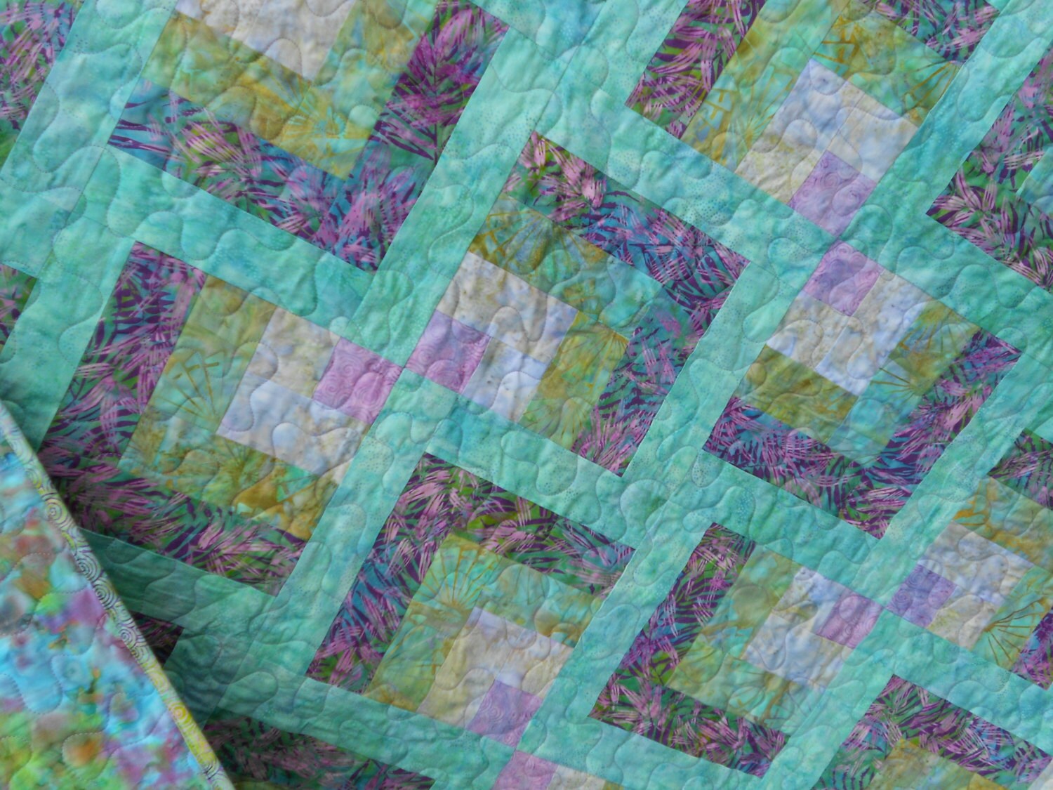 Quilt Pattern Purple Maze EASY QUILT PATTERN