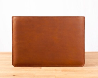 13" MacBook Pro Leather Sleeve Case in Brown