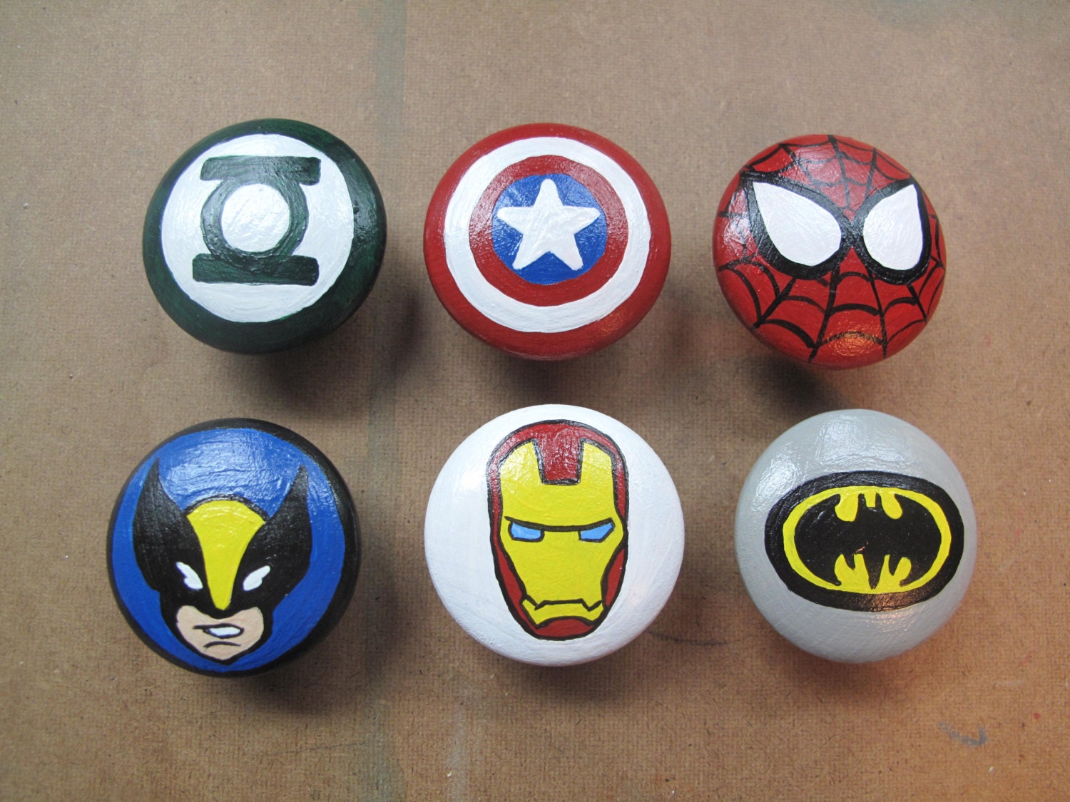 Superhero Dresser Knobs