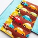 Travel Crayon Wallet for Toddlers- Sketch pad and crayons -Cars