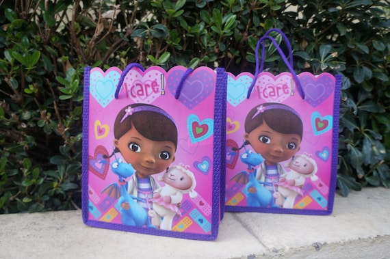 10 x Disney Doc McStuffins Birthday Party Favor goody Candy Filler bags