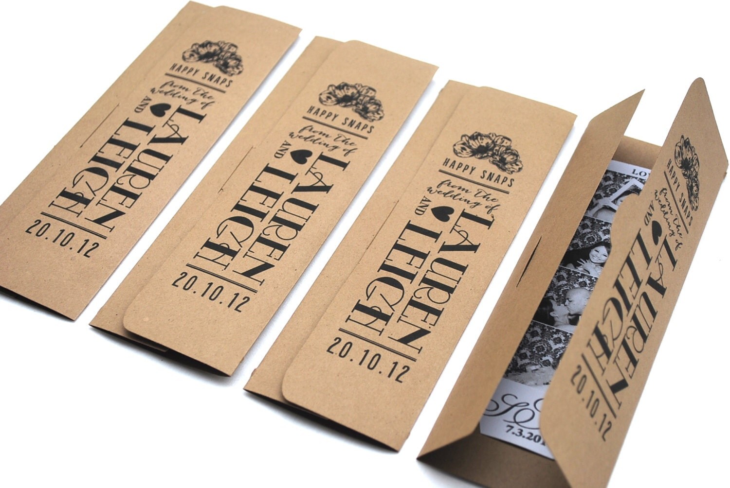 2x6 photo booth picture holder party favor custom listing for