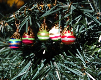 Christmas Holiday Ball Stitch Markers