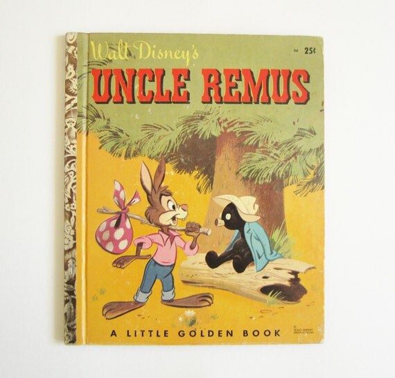 Vintage Walt Disney's Uncle Remus Golden Book by plaidpearls