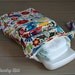 Small Diaper Bag - Diaper Wristlet and Changing Pad - La Paloma