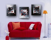 Items similar to BLOSSOM TREE.....Original Large Abstract Painting ...