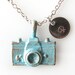 rustic camera necklace, personalized necklace, photographer gift, long necklace, photography necklace, travel traveling vacation jewelry