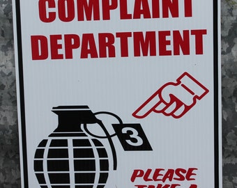 Popular items for complaint department on Etsy