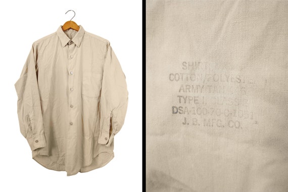 old khaki shirt