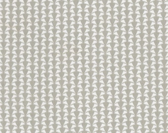 Liberty of London fat eighth Jonathan D monochrome grey and white print, cotton tana lawn