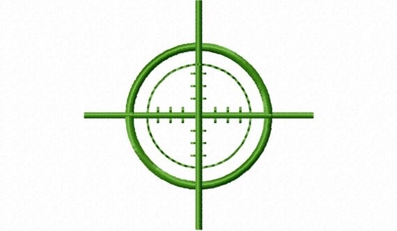 Hunting Target Machine Embroidery Design 4 by RivermillEmbroidery