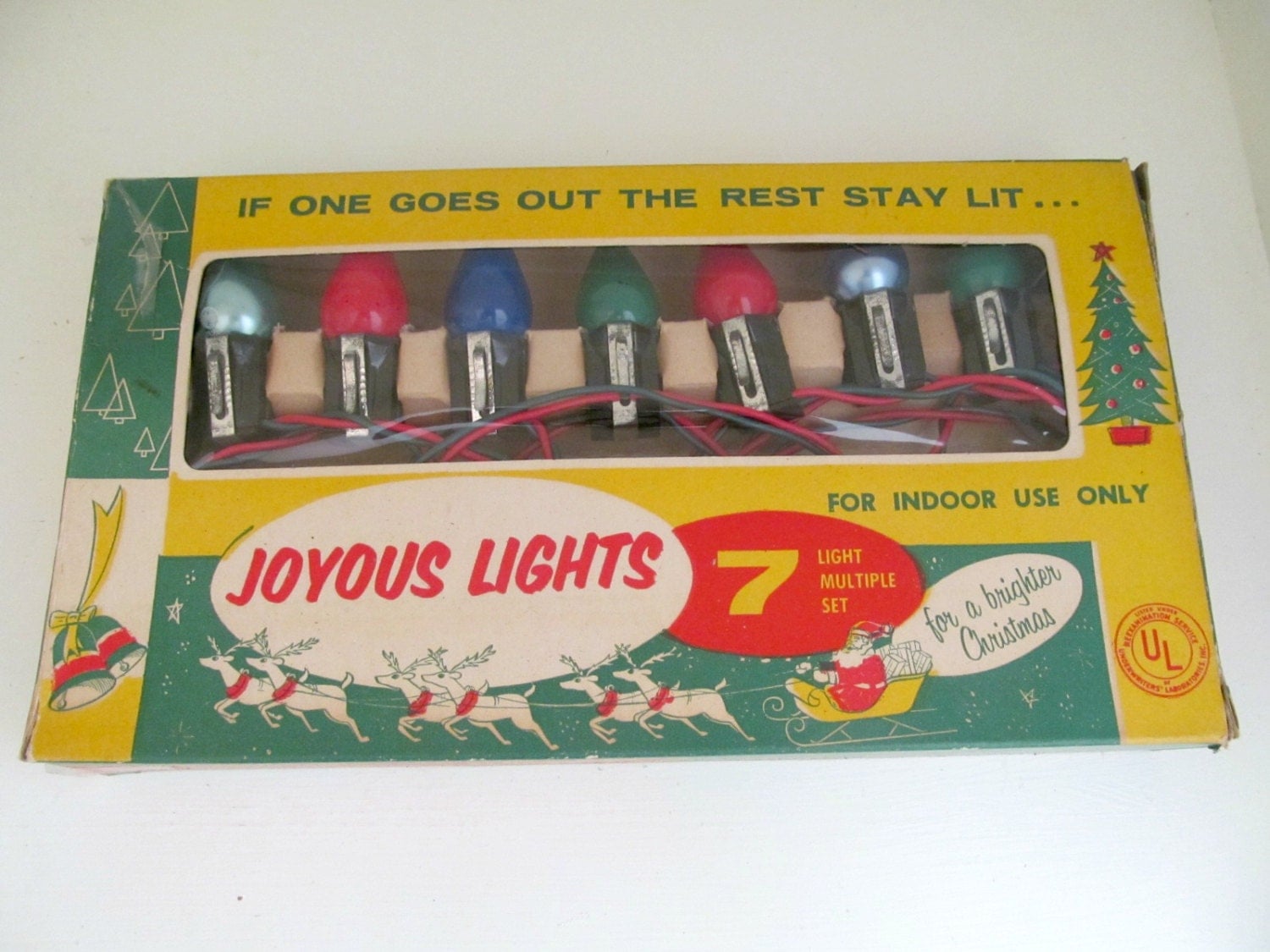 vintage 1950s joyous christmas lights with by vintage 1950s joyous christmas lights with by