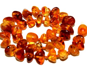 NATURAL BALTIC AMBER Baby Teething Necklace