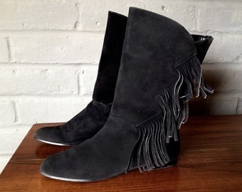 Popular items for fringe boots on Etsy