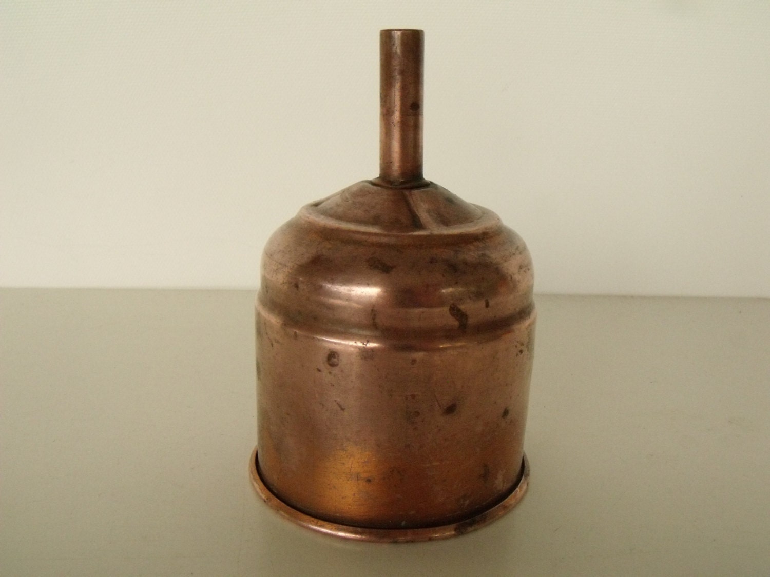 Copper Funnel Coleman No. 0 Filtering Stove Lamp Fuel Small