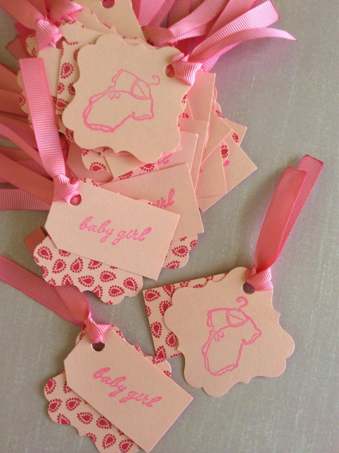 Baby Girl Gift Tag by DazzlingsDesigns on Etsy