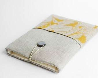 iPad Pro 9.7 case, iPad Air 2 case, iPad Pro 10.5 case, with pocket, yellow flowers