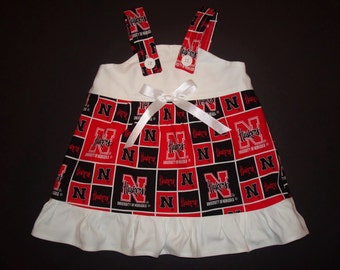NCAA University of Nebraska Huskers Baby Infant Toddler Girls Dress You Pick Size